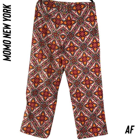 MOMO NEW YORK NEEDLE WORK TROUSERS NEW LARGE - Picture 3 of 5